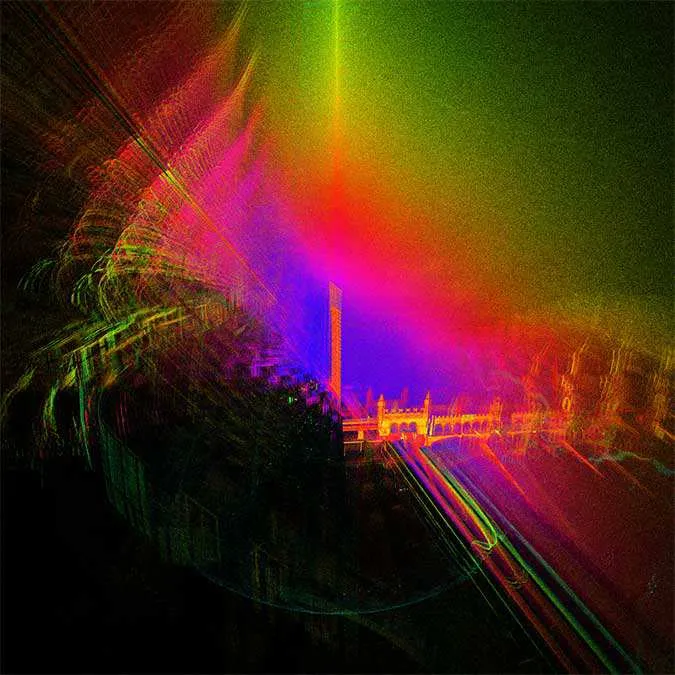 Fenestration burst from railings and glass